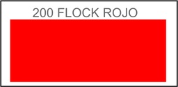 [.19TRP200] .POLI-FLOCK 200 TUBITHERM ROJO 050, ml