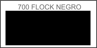 .POLI-FLOCK 700 TUBITHERM NEGRO 050, ml