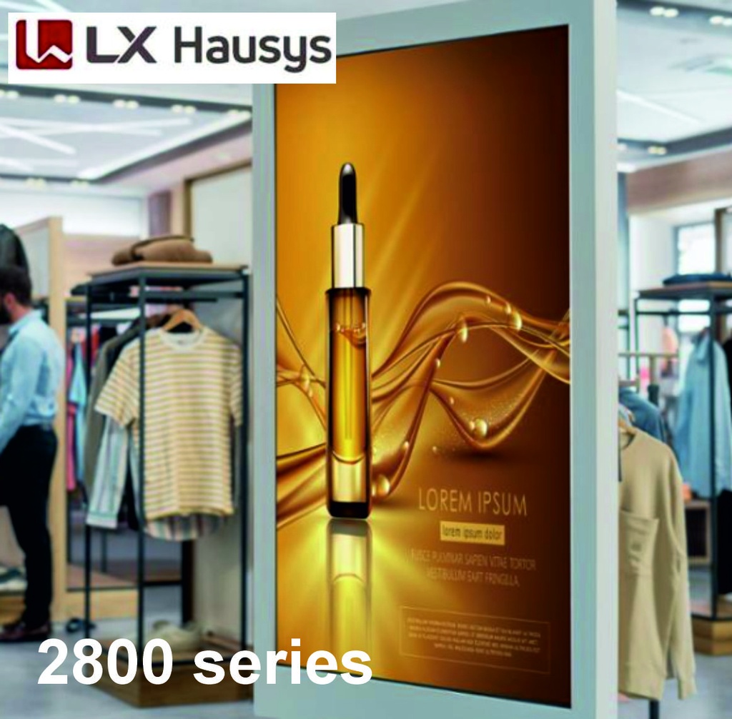 VINILO MONOMERICO BCO. MATE OPACO LX2810 1.37X50,bobina