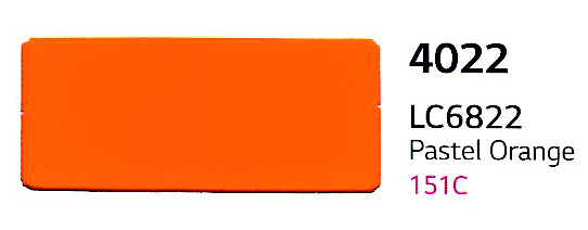 HI-CAL LX 6/7 AÑOS TRASLUCIDO LT4022/LT402B PANTONE 151U NARANJA PASTEL 0,61, ml