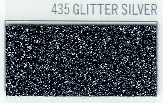 POLI-FLEX 435 GLITTER SILVER VINILO TEXTIL 050X25, ml