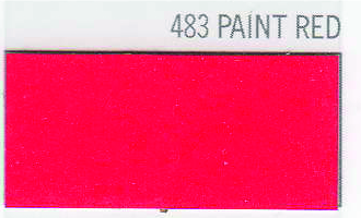POLI-FLEX PAINT 483 ROJO METAL VINILO TEXTIL 050X25, ml