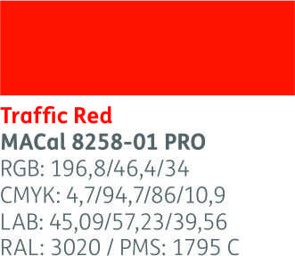 .VINILO MAC MATE 8258-01 ROJO TRAFICO 123,ml