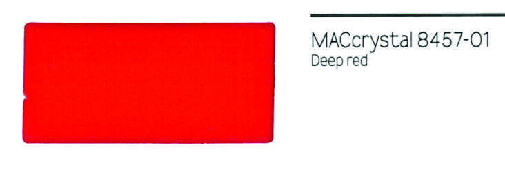 VINILO MACrystal 8457-01 ROJO OSCURO TRANSPARENTE 123x25, ml