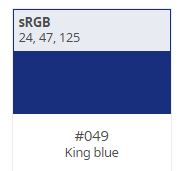 .VINILO ORACAL 751-049 AZUL KING CAST 1.26 X 50, ml