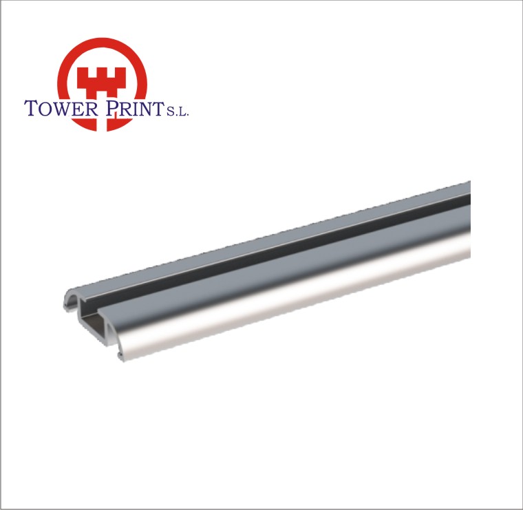 CARRIL ALUMINIO PARA CABLE TENSOR CARPETAS COLGANTES REF:5010, 2ml
