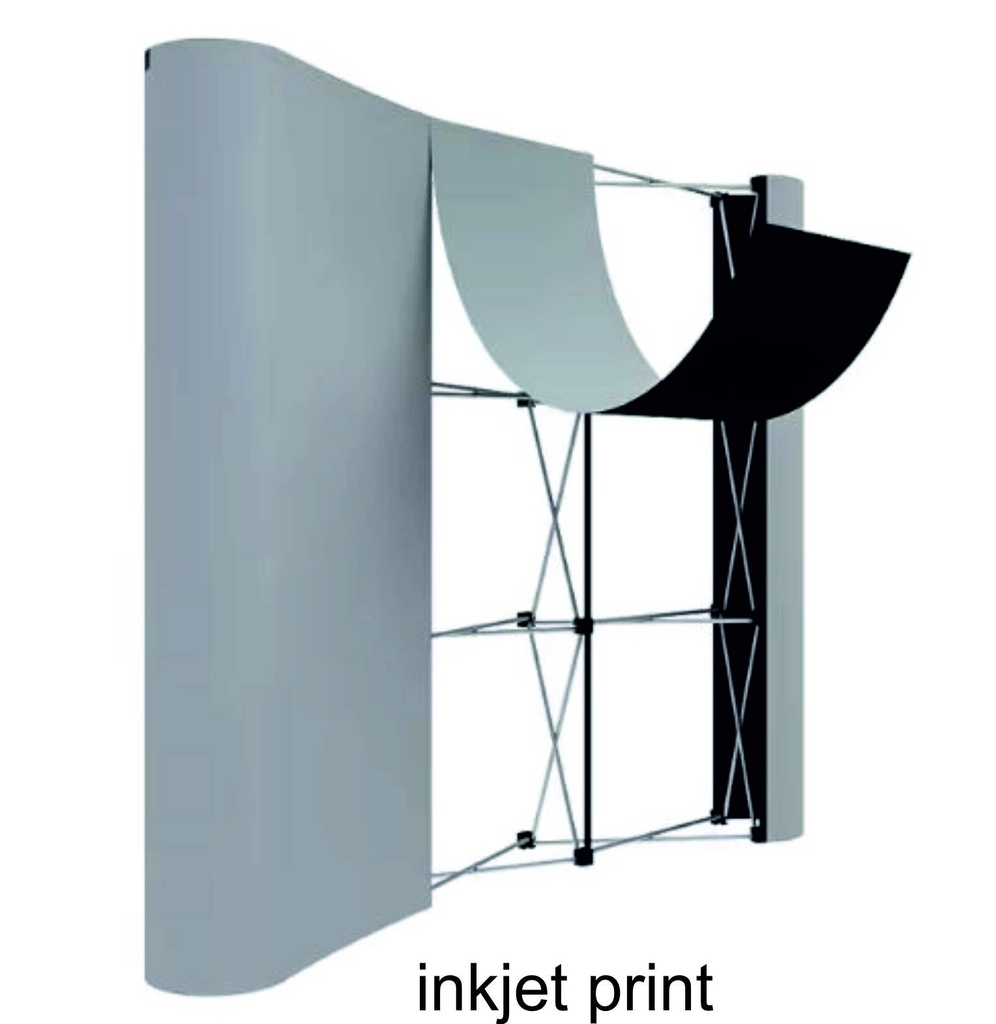 EMBLEM POLIPROP. DISPLAYS INK-JET 360mY TRAS.GRIS 107x20,bob.