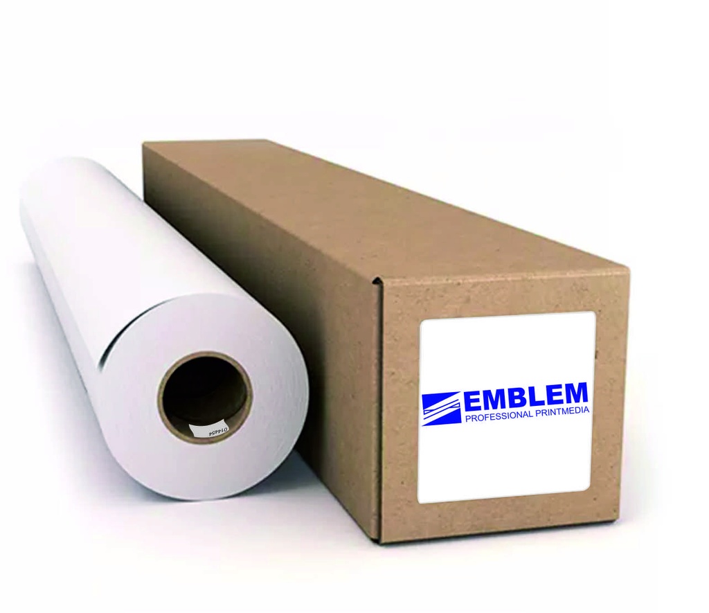 EMBLEM POS FILM PVC SOLVENT/UV 300MY. B1. 105X25,bob.