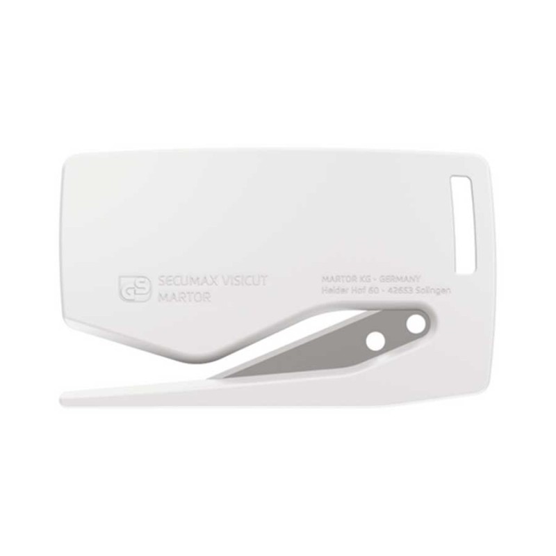 GUILLOTINA MANUAL DESECHABLE BLANCA MARTOR SECUMAX VISICUT BLANCO 47022