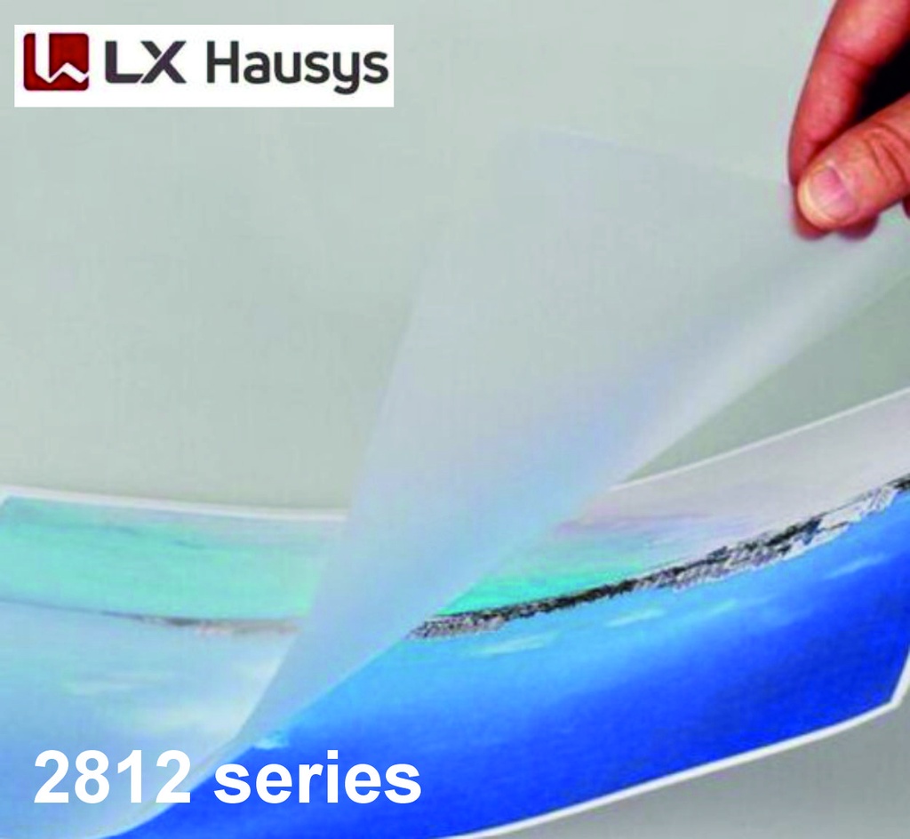 LAMINADO IMPRIMIBLE MONOMERICO MATE PROT. UV LX2812M 1.05X50,bobina