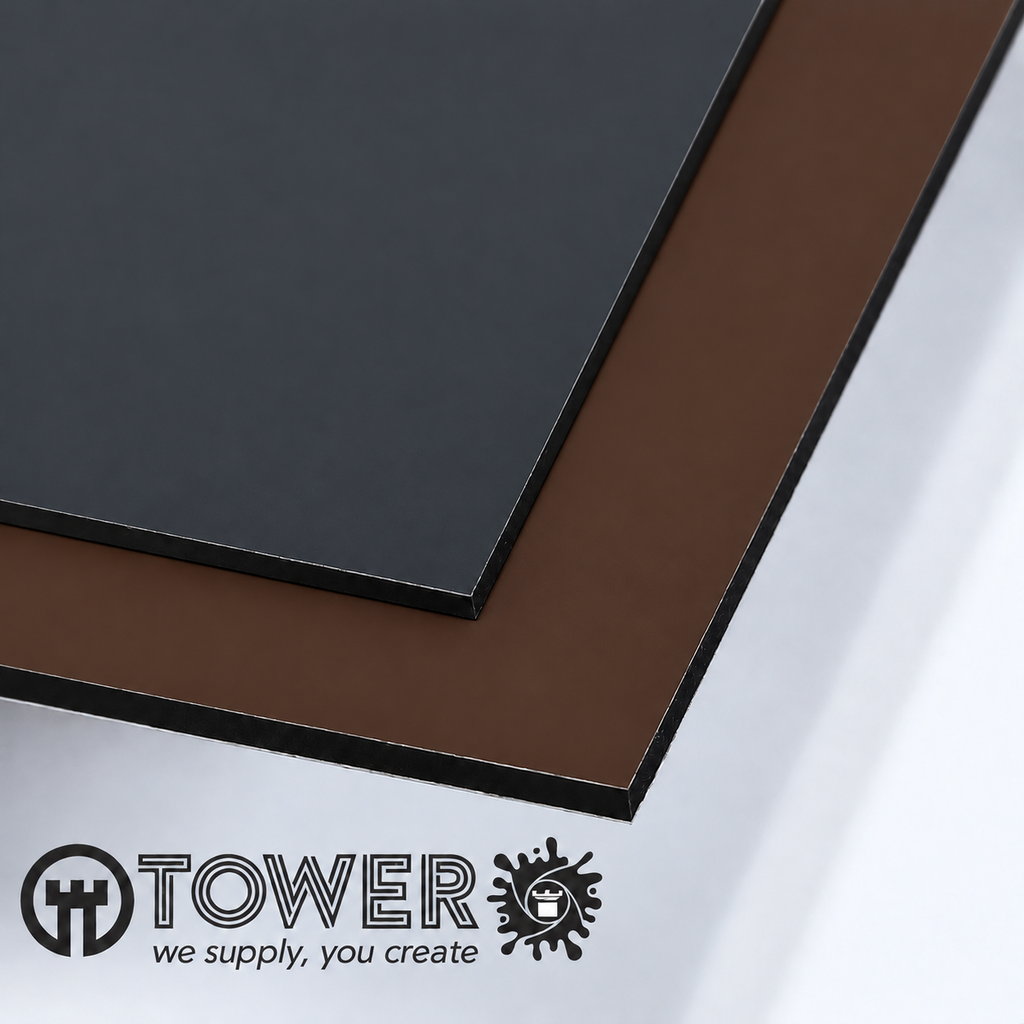 PANEL SANDWICH ALUMINIO 3 MM GRIS OSCURO RAL7016/MARRON CHOC. RAL8017 CBOND 3050X2000 UND