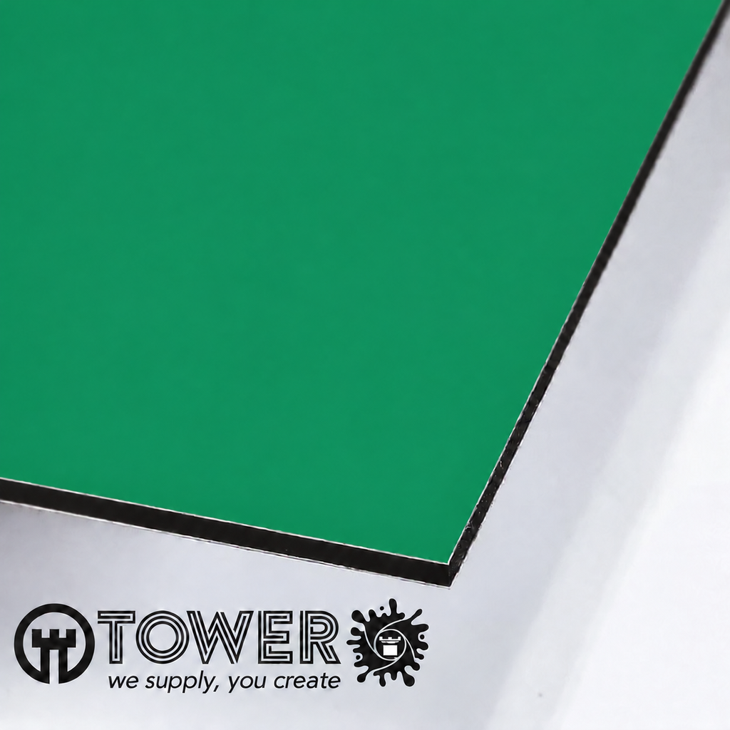 PANEL SANDWICH ALUMINIO 3 MM VERDE MATE/BRILLO RAL6024 CBOND 3050X2030 MM.