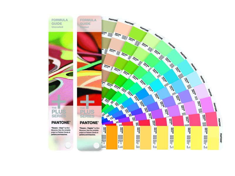 PANTONERA FORMULA GUIDE A-465E  JUEGO 2 CARTAS COATED/UNCOATED