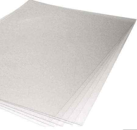 PET A 0.30 MM INCOLORO DE 700x1000 MM.