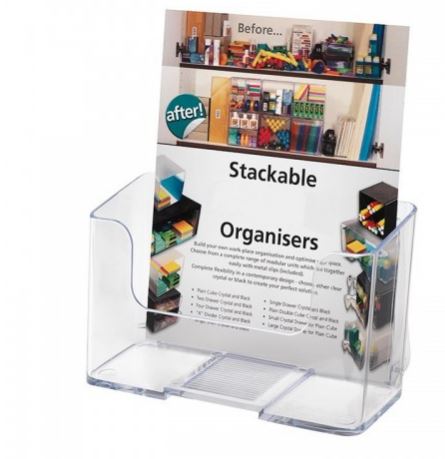 PORTAFOLLETOS CAJETIN C230 A4 SOBREMESA, PACK 10 UND.
