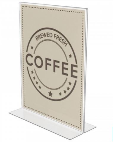 PORTAGRAFICA MODELO T A5 VERTICAL SOBREMESA, PACK 10