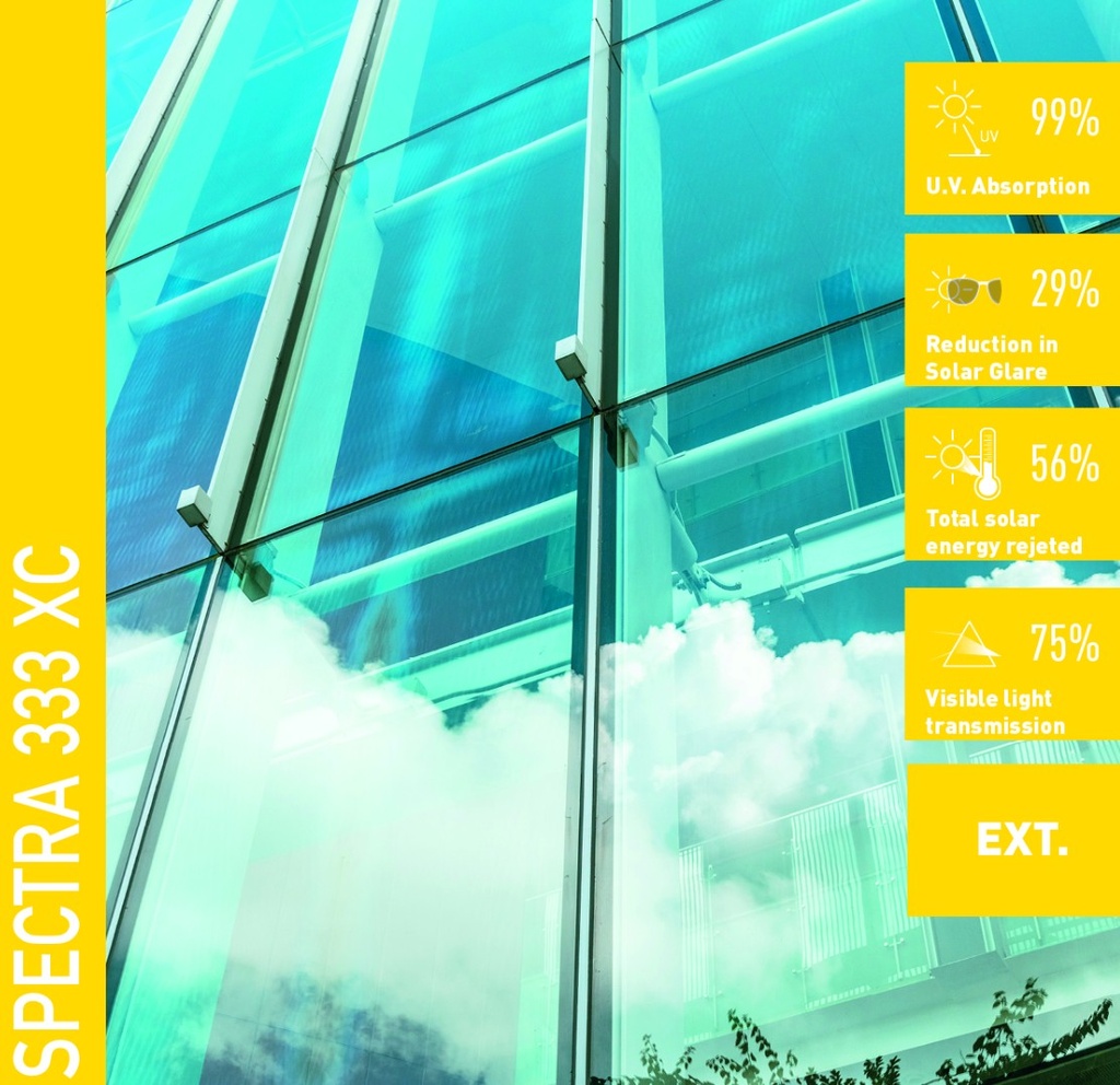 LAMINA DE PROTECCION SOLAR SCREEN SPECTRA 333XC 1.83x30.5 m.l. 