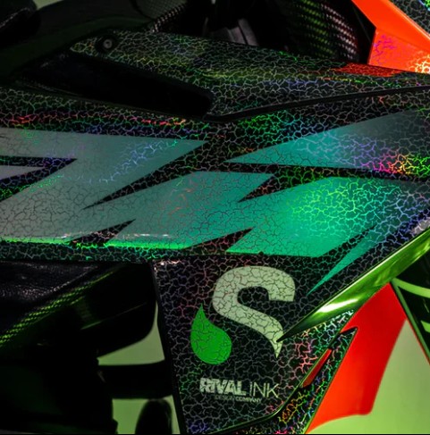 LAMINADO ULTRA CURVE HOLOGRAFIC FRACTURE. 1.37 X 5 mts.