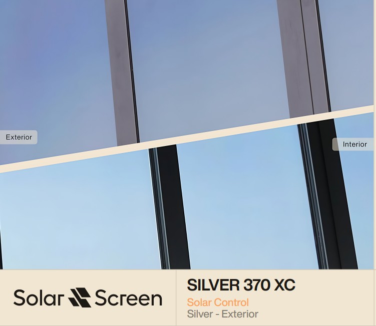 LAMINA SOLAR EXTERIOR SOLAR SCREEN SILVER 370XC 1.52X30.5 MTS. Metro Lineal