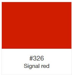 VINILO ORACAL 751-326 SIGNAL RED 1.26 X 50, ml