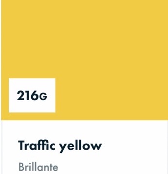VINILO ORACAL 751-216 TRAFFIC YELLOW 1.26 X 50, ml 