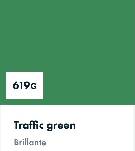 VINILO ORACAL 751-619 TRAFFIC GREEN CAST  1.26 X 50, ml  