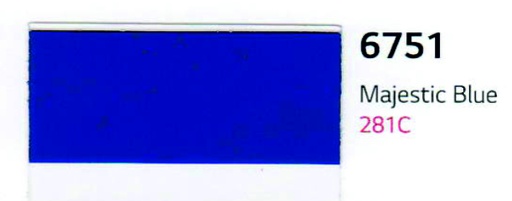 [.LG6751] HI-CAL LG 6/7 AÑOS 6751 AZUL MAJESTIC 122, ml