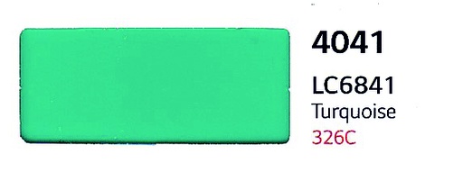 [LG6841] HI-CAL LX 6/7 AÑOS TRASLUCIDO LT4041M TURQUESA 122, ml