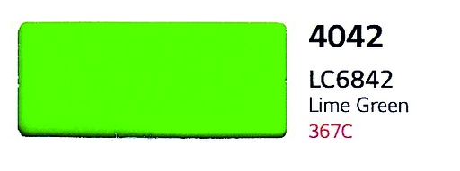 [LG6842.61] HI-CAL LX 6/7 AÑOS TRASLUCIDO LT4042M VERDE LIMA 0,61.ml