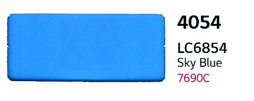 [.LG6854] .HI-CAL LG 6/7 AÑOS TRASLUCIDO LT4054M AZUL CIELO.122, ml