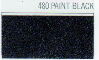 [19TRP480] POLI-FLEX PAINT 480 NEGRO METAL VINILO TEXTIL 050X25, ml