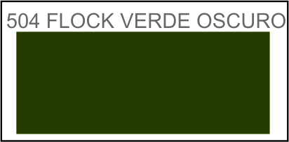 [.19TRP504] .POLI-FLOCK 504 VERDE OSCURO 050,ml