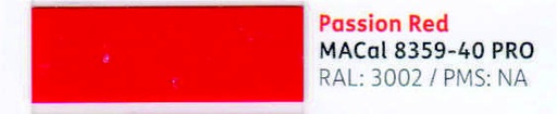 [42835908.61] VINILO MAC 8359-08/8359-40 ROJO PASION  61, ml