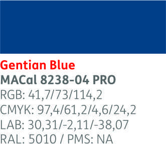 [.42823804] .VINILO MAC MATE 8238-04 AZUL GENTIAN  123,ml