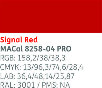 [.42825804] .VINILO MAC MATE 8258-04 ROJO SEÑAL 123,ml