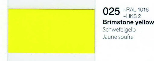 [.01651025] .VINILO ORACAL 651-025 AMARILLO AZUFRE 1.26 X 50, ml