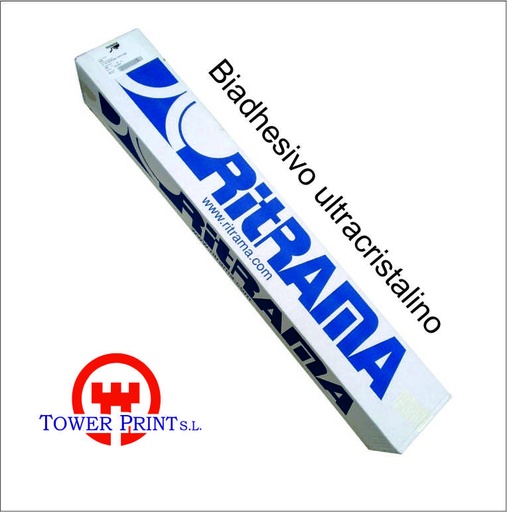 [30000050] BIADHESIVO ULTRACRIST PP TRANSP.30MY 105x50,bobina REF 01228