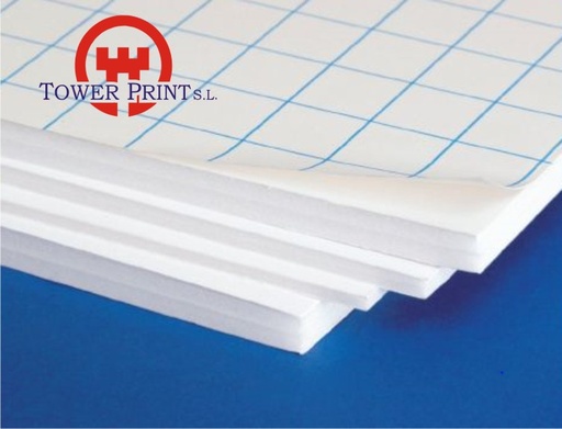 [01CPE1014ADH] CARTON PLUMA ECO BLANCO ADHESIVO 1000X1400X10 MM UNIDAD