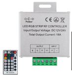 [GTCONTRGB16A] CONTROLADOR RGB CON MANDO DISTANCIA TECLADO 12/24v 180W/360W. 15AMP