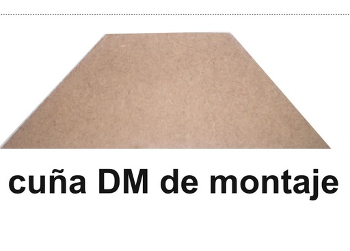 [67BASCU76] CUÑA DE DM PARA BASTIDOR DE LIENZO, PACK 76 UND