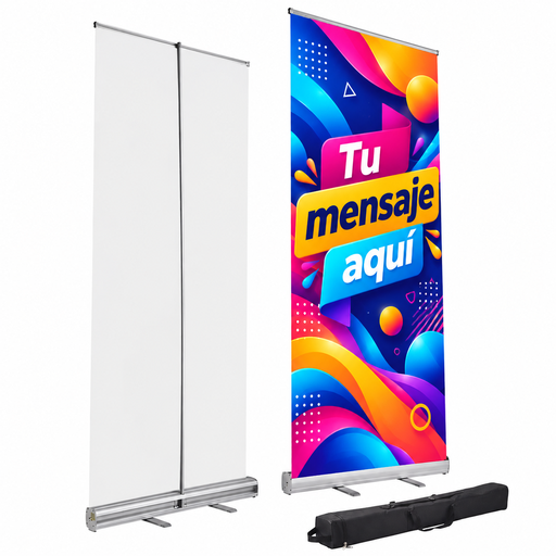 [TAMSQ120] DISPLAY ENROLLABLE ROLL UP 2 X 1.20 MTS. MSQ ULTIMA