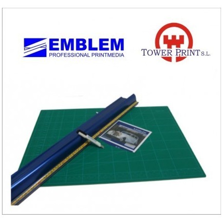 [82EASYRS132] EMBLEM EASY RULER SLIM 132 CMS REGLA DE CORTE ALUMINIO