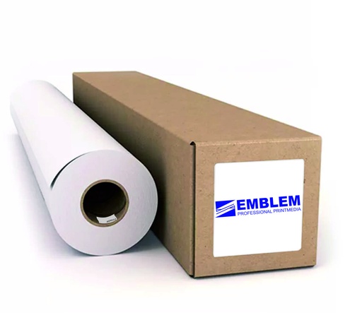 [82SOGDF54] EMBLEM POLIESTER TRANSP. ADHESIVO SOLVENTE 137x20,bob.