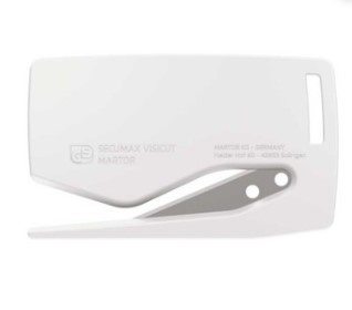 [01VISICUT47022] GUILLOTINA MANUAL DESECHABLE BLANCA MARTOR SECUMAX VISICUT BLANCO 47022