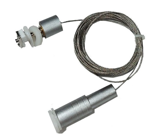 [711910E] JUEGO 2 CABLES SUSPENDIDOS 3 MTS PARA PERFIL ELECTRIFICADO 1912E