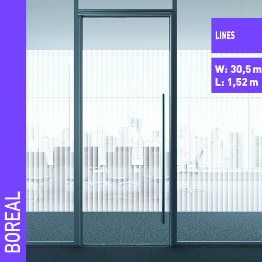 [167BOREAL] LAMINA DE DECORACION SOLAR SCREEN BOREAL 1.52 ml
