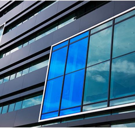 [167BLEU80CML] LAMINA SOLAR AZULADA INTERIOR SOLAR SCREEN BLEU 80 C 1.52x30.50 MTS. Metro lineal