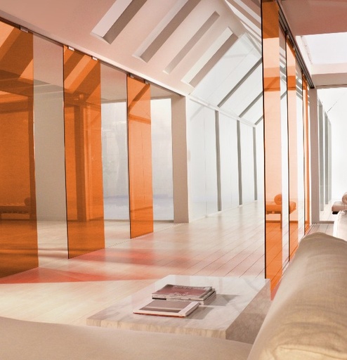 [167ORANGEC] LAMINA DE DECORACION SOLAR SCREEN NARANJA C 1.52, M.L.