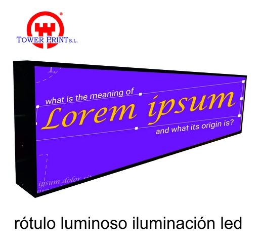 [54LUM80/100] MODULO LUMINOSO 130MM. DE 71 A 100 Cms. DE ALTURA, P.V. METRO LINEAL