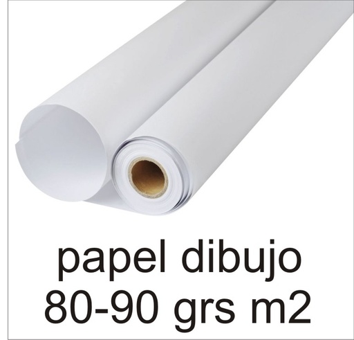 [43060PA90/42] PAPEL DIBUJO 90 GRS 107 X 50, bobina.